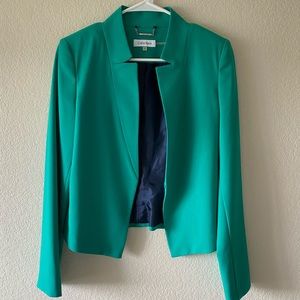 CK Green blazer size 4
